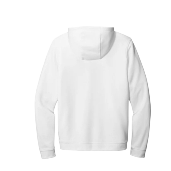 Nike Club Pullover Hoodie Sweat Shirt White Black 611457-100 Men"s Size 2XL XXL - Picture 10 of 11